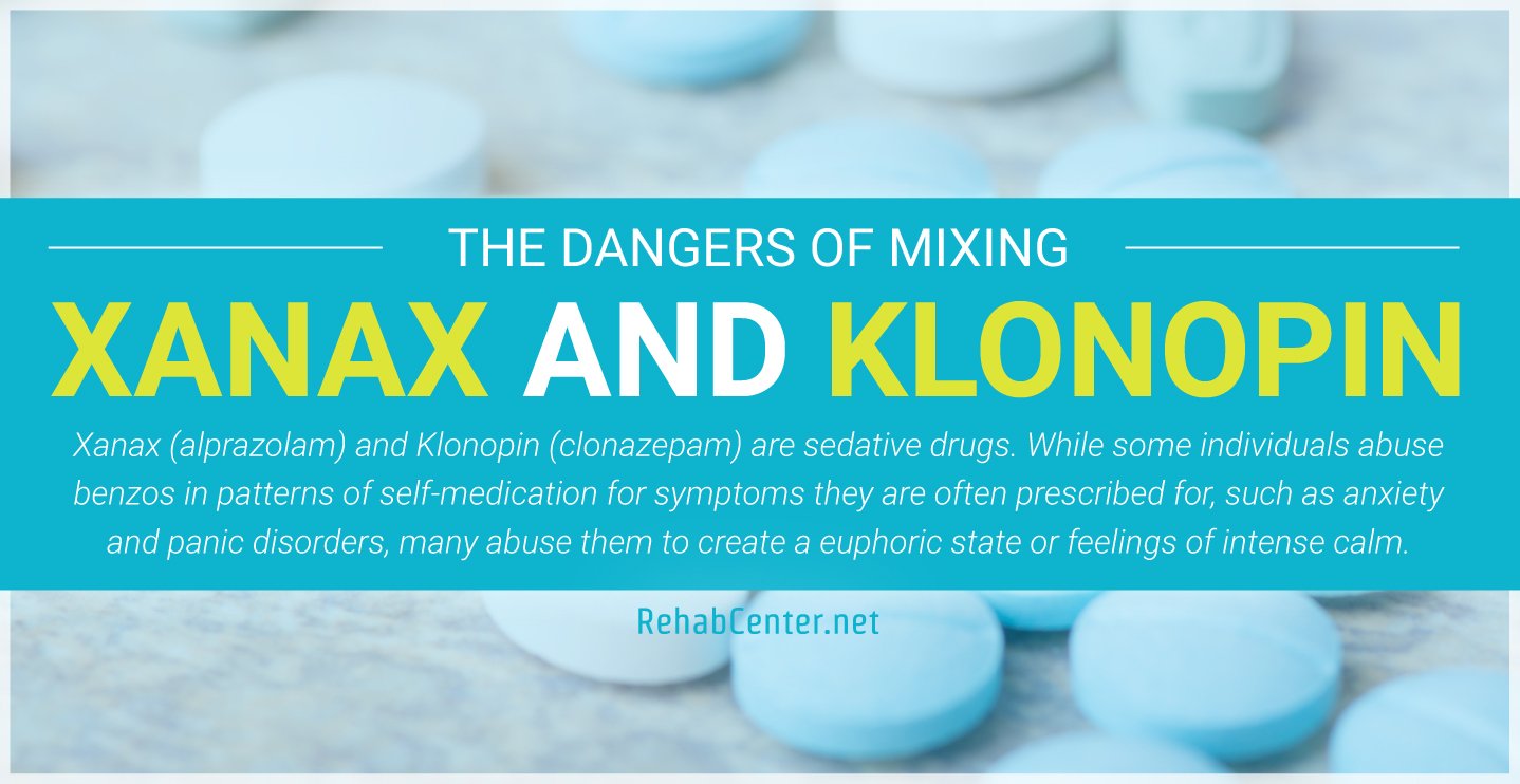 Mix xanax and klonopin together