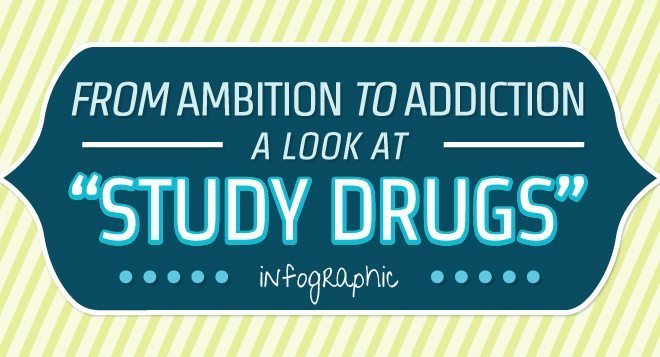 Study Drugs: From ambition to addiction - infographics