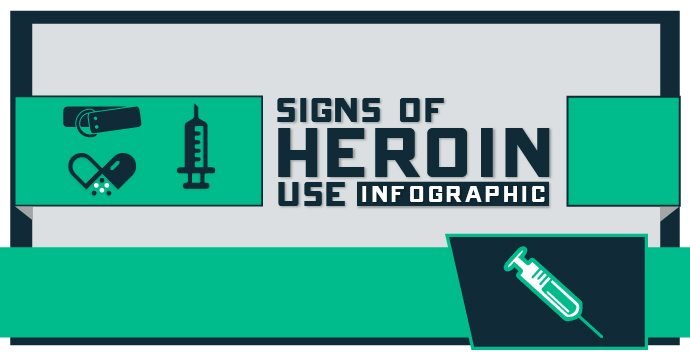 Signs Of Heroin Use - Infographic