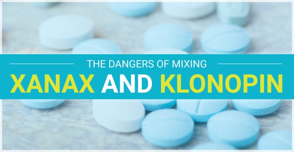 Xanax together klonopin mix and